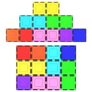 PicassoTiles Magnetic Tiles Building Blocks Set for Kids   12PCS STEM Construction Educational Toy