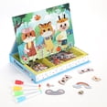 thumbnail image 1 of PicassoTiles 120PCS Magnetic Animal Sticker Puzzle Book & Drawing Board Set, Educational STEM Learning Activity Toy for Kids, Early Education Gift, 1 of 6
