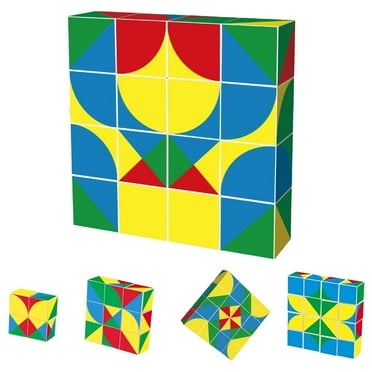 PICASSO-TILES Magnetic Puzzle Magic Pixy Cube Game Sensory Toy Set for Boys and Girls Ages 3+