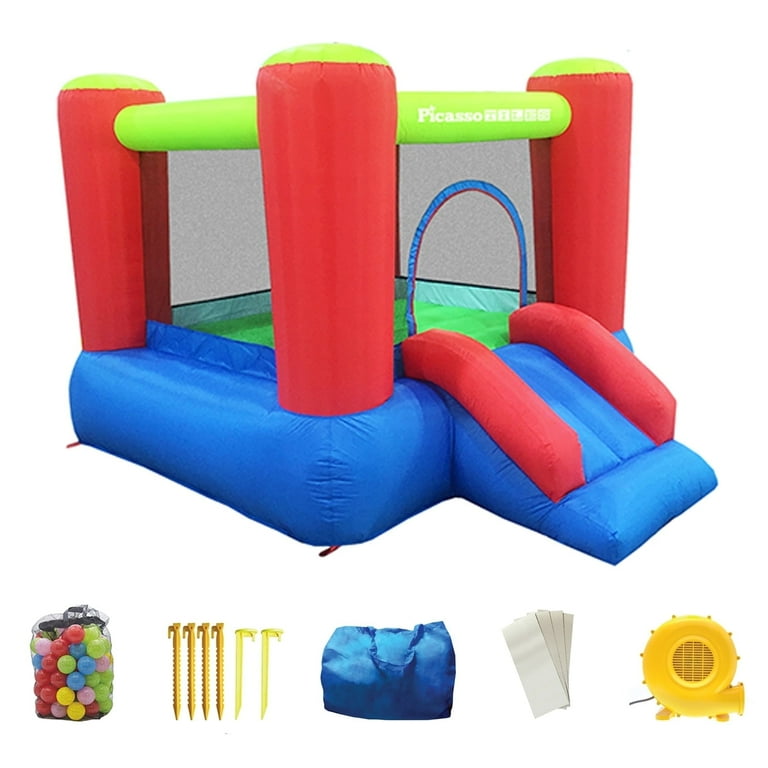 ディズニー How it Works in thecountry PICASSO-TILES Outdoor Inflatable Bouncer, Bouncing House