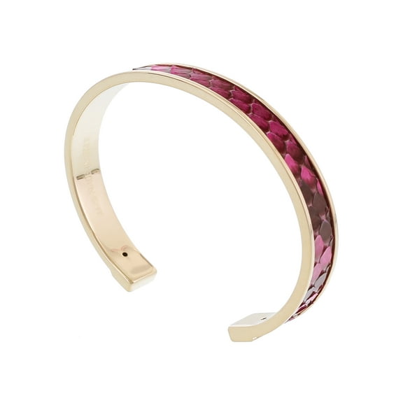 PICCOLO PITTONE FU Fuschia Genuine Python Bracelet