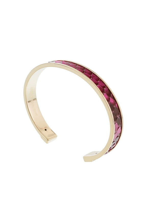 PICCOLO PITTONE FU Fuschia Genuine Python Bracelet
