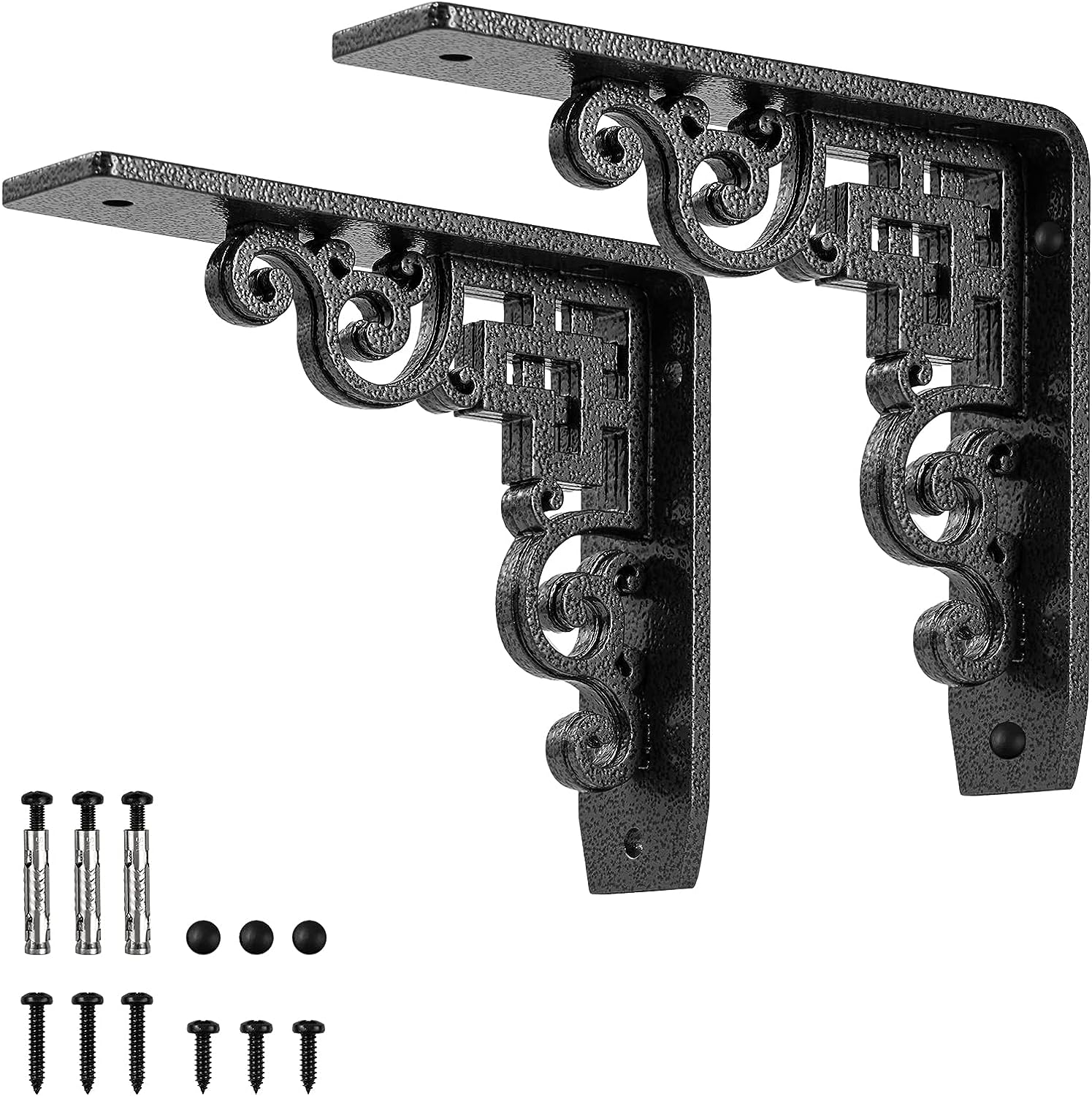 PICESA Heavy Duty Shelf Brackets , Max Load 660 Lbs ,Premium Alloy