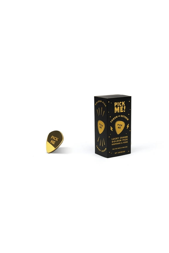 PICK ME GOLD CHARM