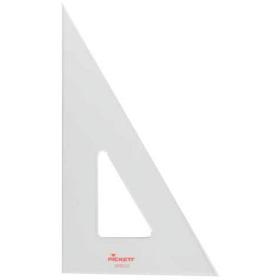 PICKETT CLEAR SCHOLASTIC TRIANGLE 30/60 STYRENE 6 INCH - Walmart.com
