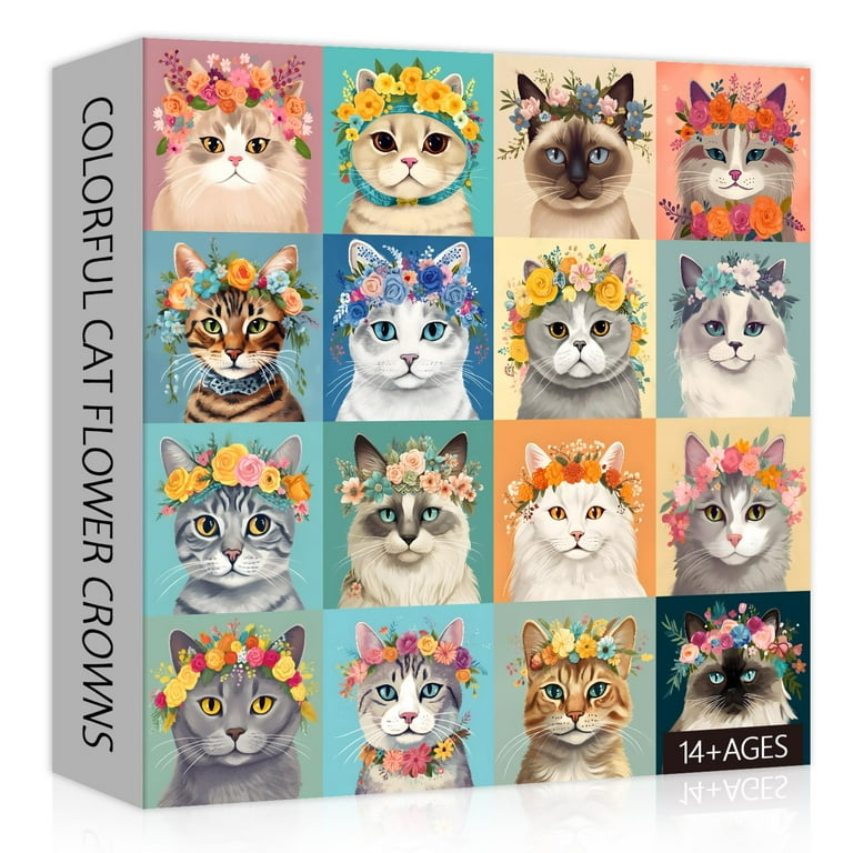 Cat puzzles for adults sale
