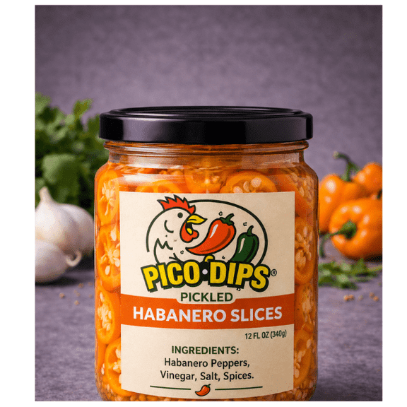 PICKLED HABANERO PEPPERS