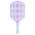 PICKLEFAB Pink Argyle Pickleball Paddle for Women - Preppy Club ...