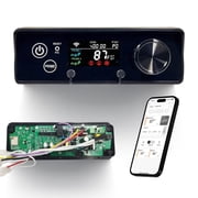 Meatender PID Rectangular WiFi Pellet Grill Controller for Pit Boss 440-1600, Navigator, Sportsman, Onyx, Pro Series, App-Enabled Control Board