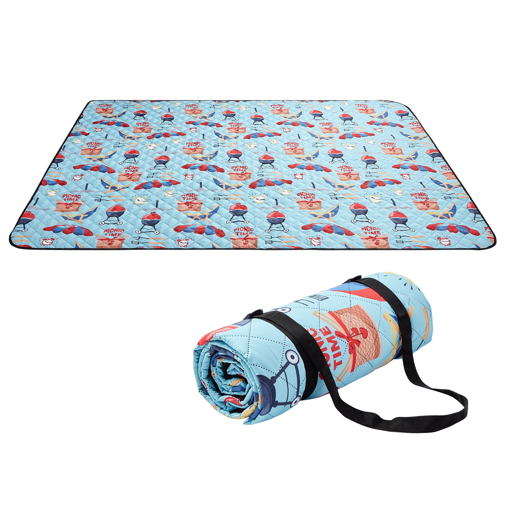 PIECUY Picnic Blanket, 60 In x 80 In Outdoor Blanket Waterproof Sand