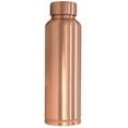 thumbnail image 1 of PIEPOT 100% Pure Copper Water Bottle 1 Litre/tamba bottle 1 litre/Drinking Water bottle copper (Brown, Pack of 1) (Ring Base Bottle), 1 of 4