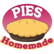 PIES HOMEMADE 48" Concession Decal sign cart trailer stand sticker equipment