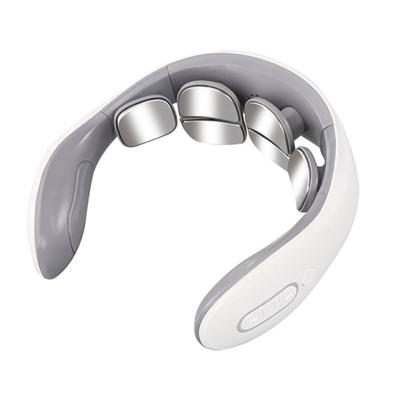 PIEYELO Smart U-Shaped Neck Massager, ARM Chip TENS Pulse, 6 Massage Nodes, 42 ° C Fast Constant Heat, 6 Modes Adjustable Strength Portable Cervical Relaxer