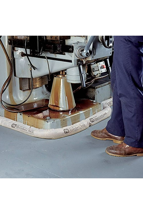 PIG Original Absorbent Sock - 20 Socks - ext. Dia. 3" x 42" L - Absorbs up to 64 oz per Sock - 204