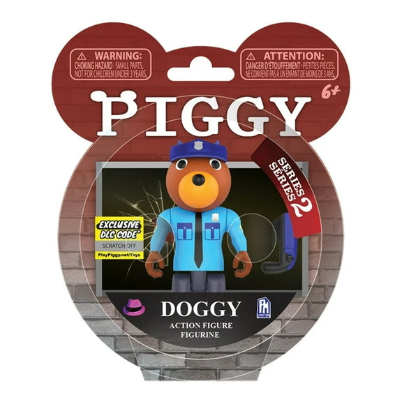 PIGGY - Doggy Action Figure (3.5 Buildable Toy, Series 2) [Includes DLC]