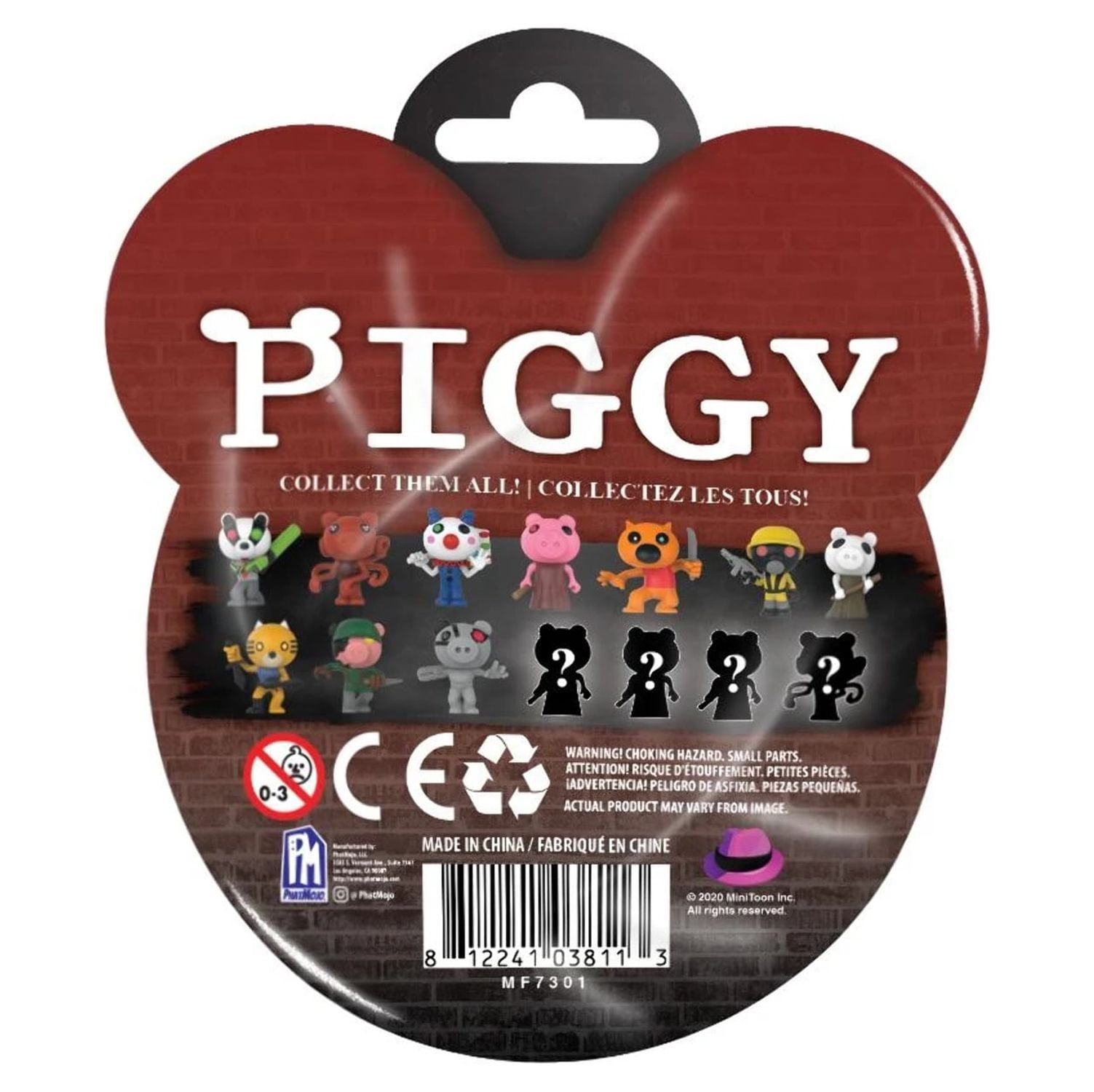 PIGGY - Clipes de personagens da caixa misteriosa, caixa surpresa dos  personagens do jogo Pigggy, inclui DLC, o estilo pode variar, colecione  todos os 10