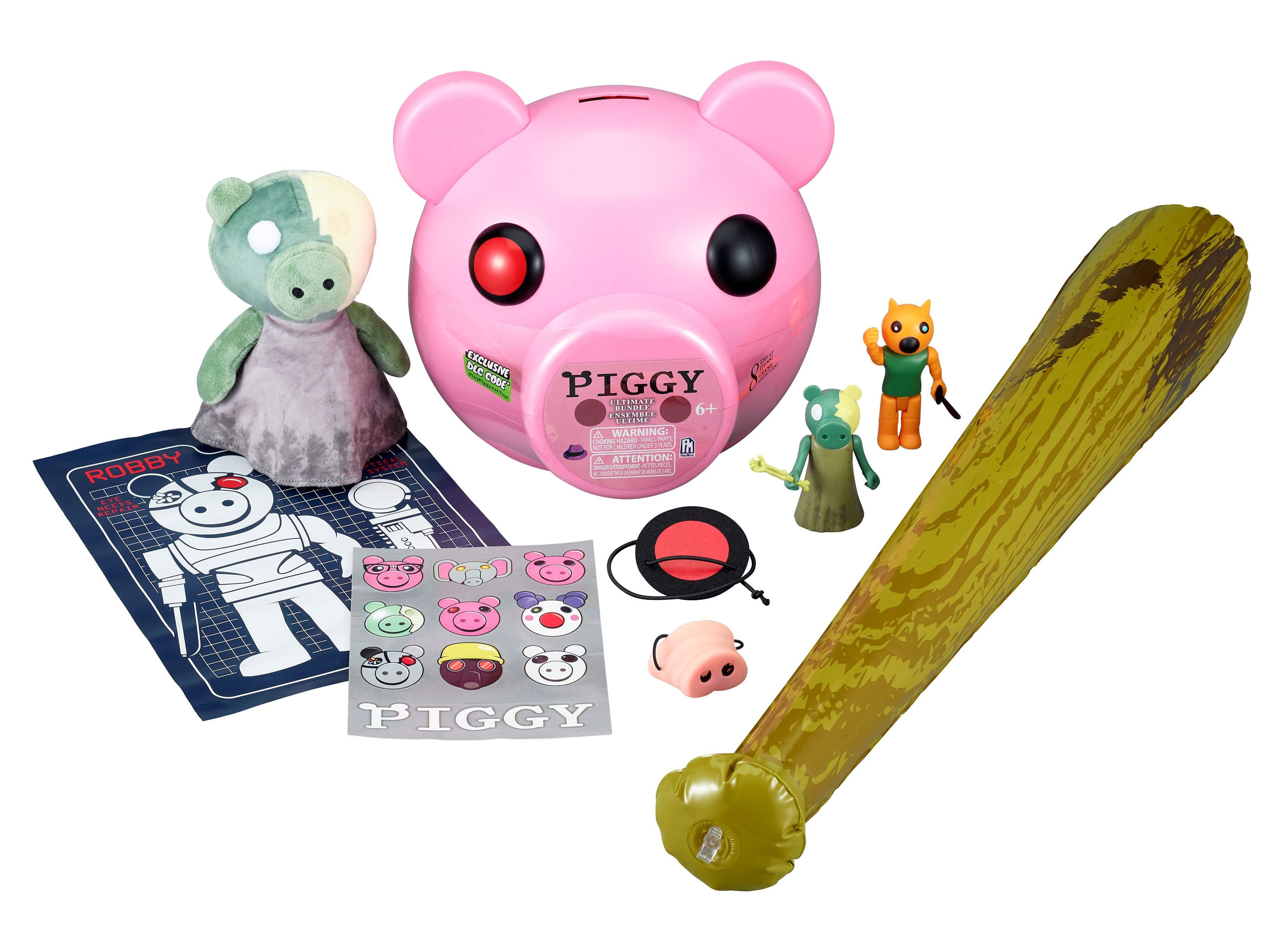 PIGGY - Piggy Head Bundle (Contains 8 Items, Series 1, Includes DLC Items)