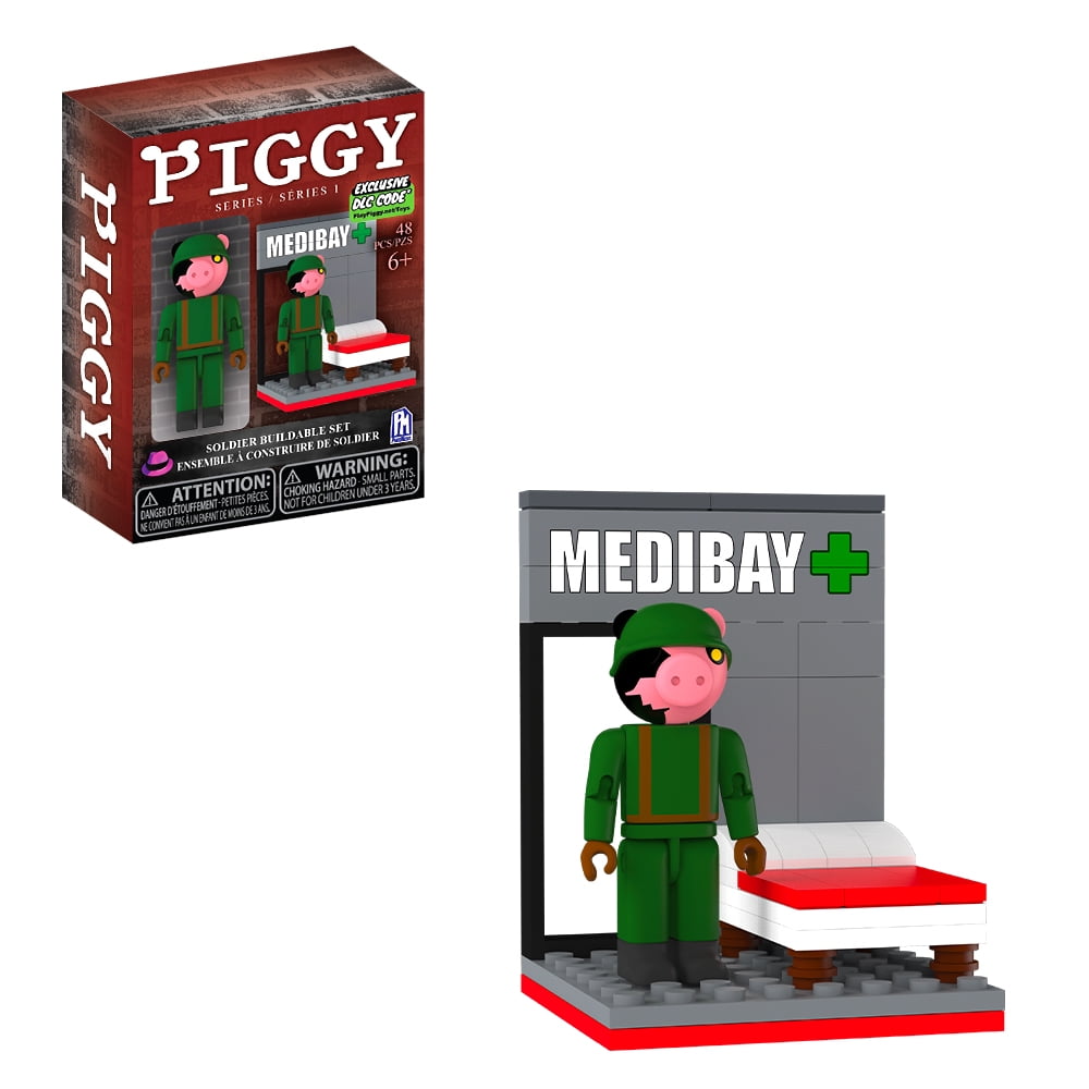 PIGGY Roblox Series 1 PIGGY Buildable Set with Exclusive DLC Code New