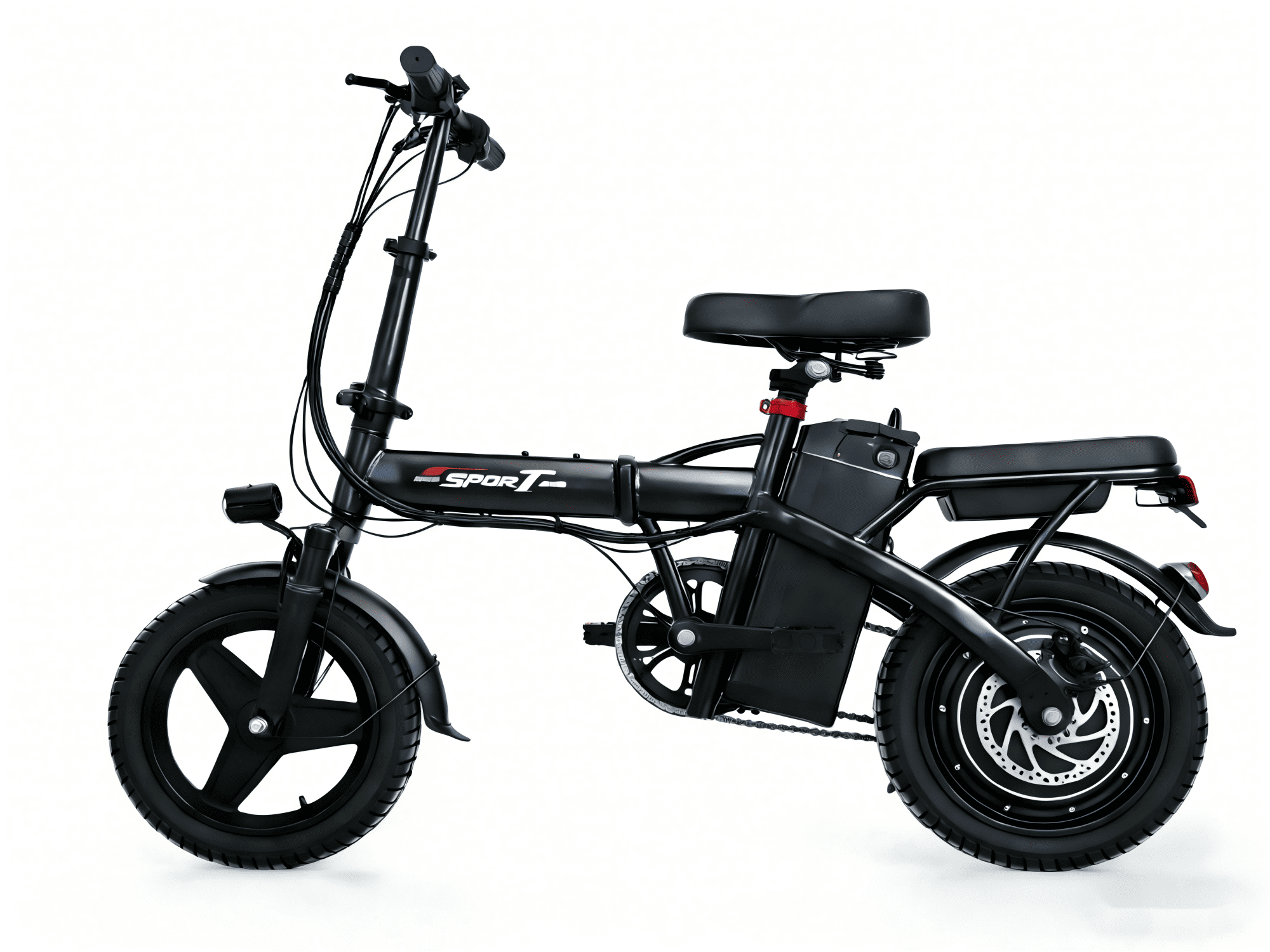 PIKA 750W Foldable Electric Bike for Adults, 48V 10Ah Removable Battery, 14" Ebike, Electric Mini Bike,The range is 25 miles UL 2849