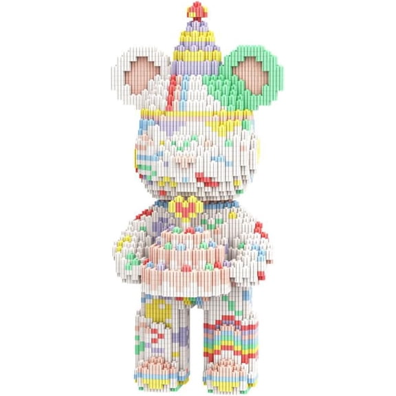 PIKACHY Birthday Character Building Block Set 3700 Pieces Ages 7-14 Birthday Gift Toy