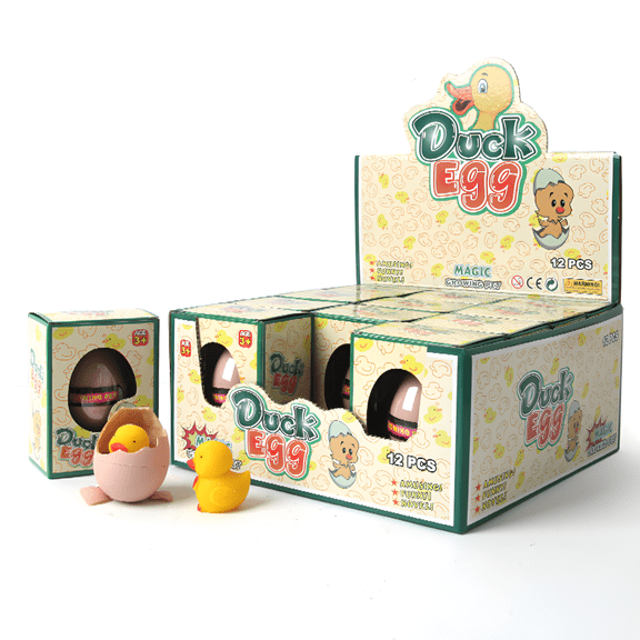 PIKACHY Grow In Water Hatching Eggs Toy Educational Surprise Eggs For Kids Easter Basket Stuffers 6 Pcs Duck