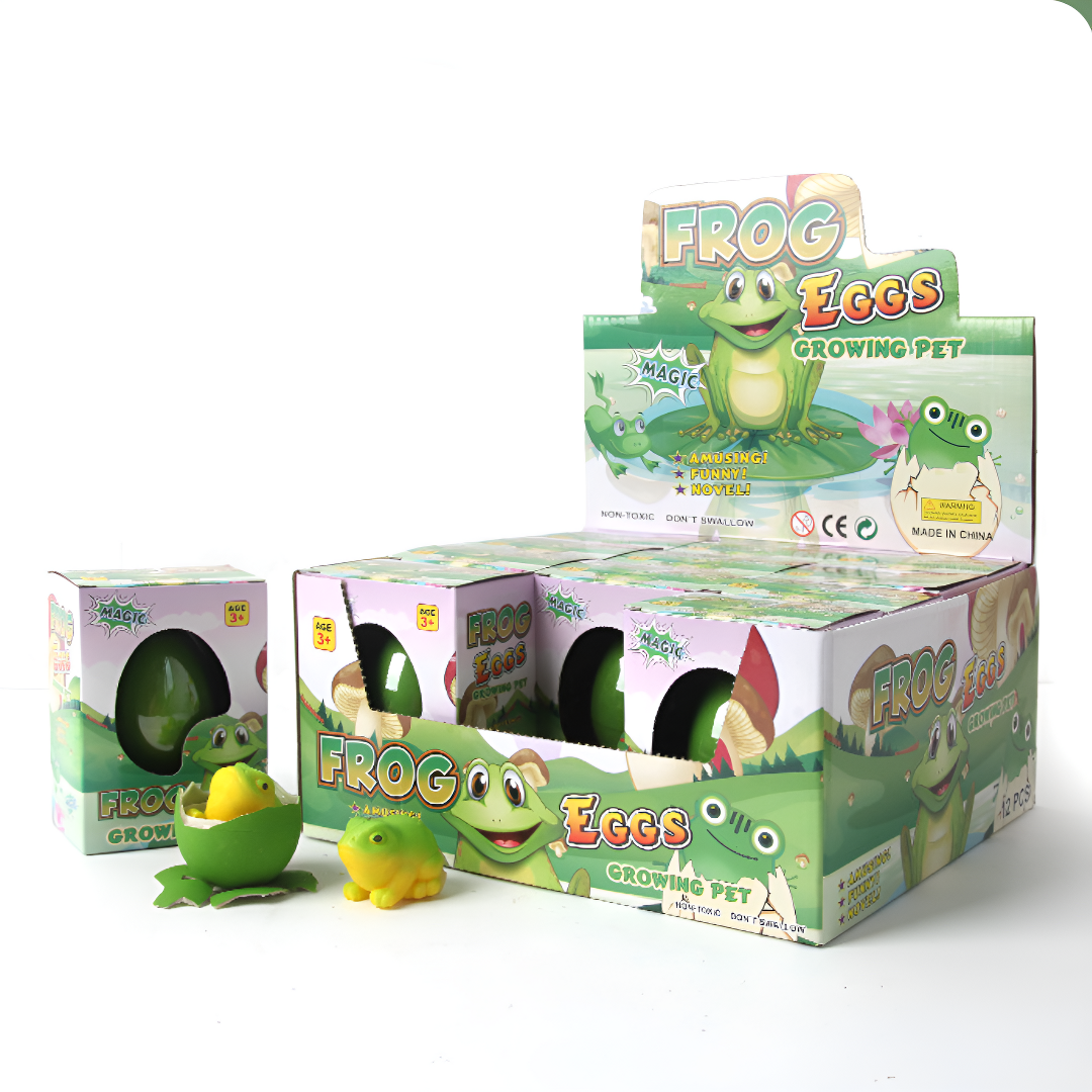 PIKACHY Grow In Water Hatching Eggs Toy Educational Surprise Eggs For Kids Easter Basket Stuffers 6 Pcs Frog