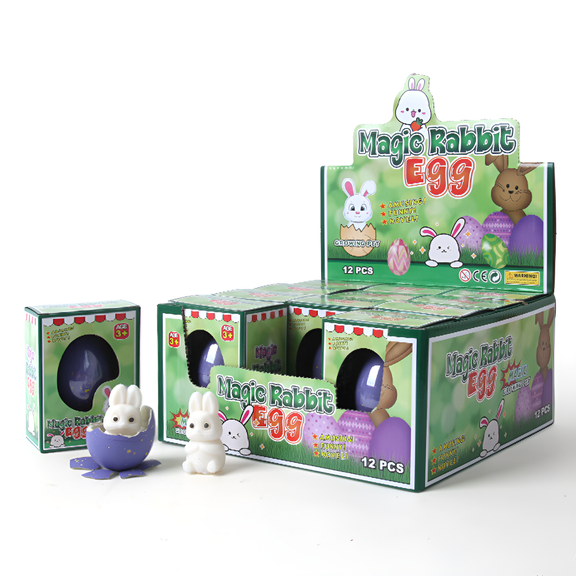 PIKACHY Grow In Water Hatching Eggs Toy Educational Surprise Eggs For Kids Easter Basket Stuffers 6 Pcs Rabbit