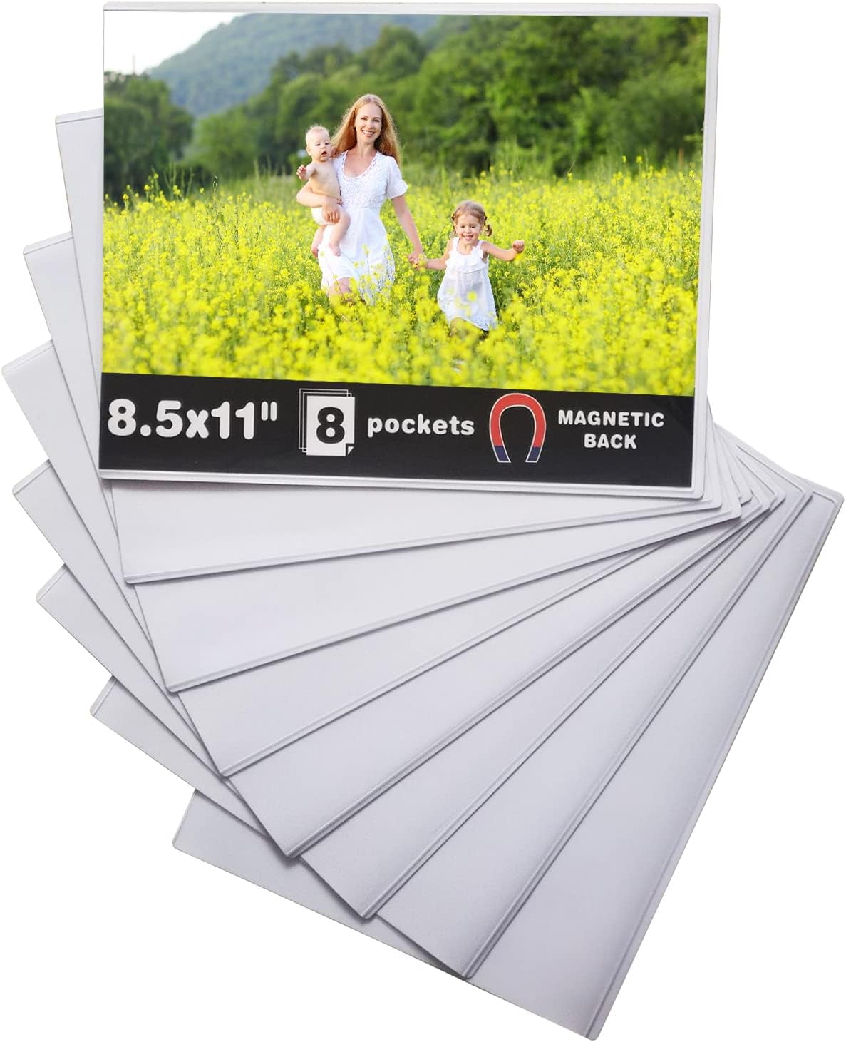 PIKADINGNIS 8 Pack 8.5X11 Photo Frame