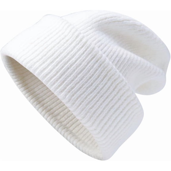 PIKADINGNIS Beanie for Women and Men – Soft Warm Winter Hat, Unisex Cuffed Beanie, Thick and Stretchy Knitted Skull Cap