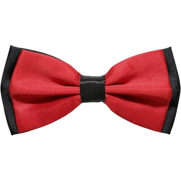 PIKADINGNIS Bow Ties for Men Pre Tied Mens Bow Tie, Adjustable Bowties Men Black and White Bow Tie for Wedding/Party/Casual