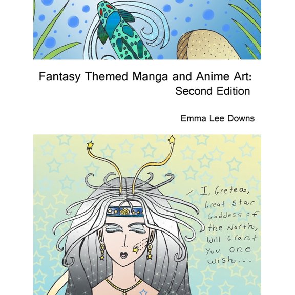 Fantasy Themed Manga and Anime Art: Second Edition - Paperback, (Paperback)