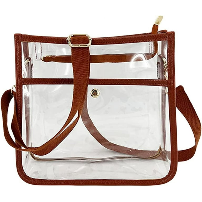 Clear Bag Top Handle/Cross Body Fashion Handbag