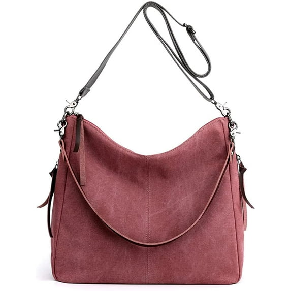 PIKADINGNIS Crossbody Bag for Women Canvas Shoulder Purse Large Capacity Messenger Satchel Tote Handbag