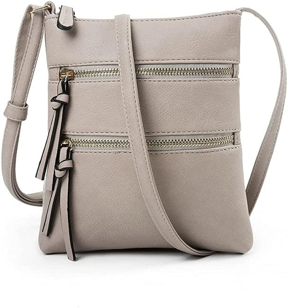Handbag Fashion Bag With Multi Zipper Women's Small Pu Leather