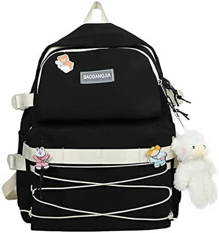 PIKADINGNIS Cute Aesthetic Backpack Cute Kawaii Backpack for School Kawaii Backpack with Kawaii
