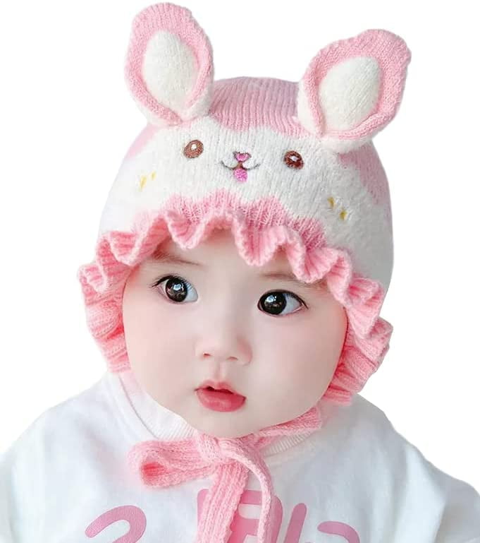 PIKADINGNIS Cute Knit Beanie Hat for Toddlers Baby Boys Girls Stretchy