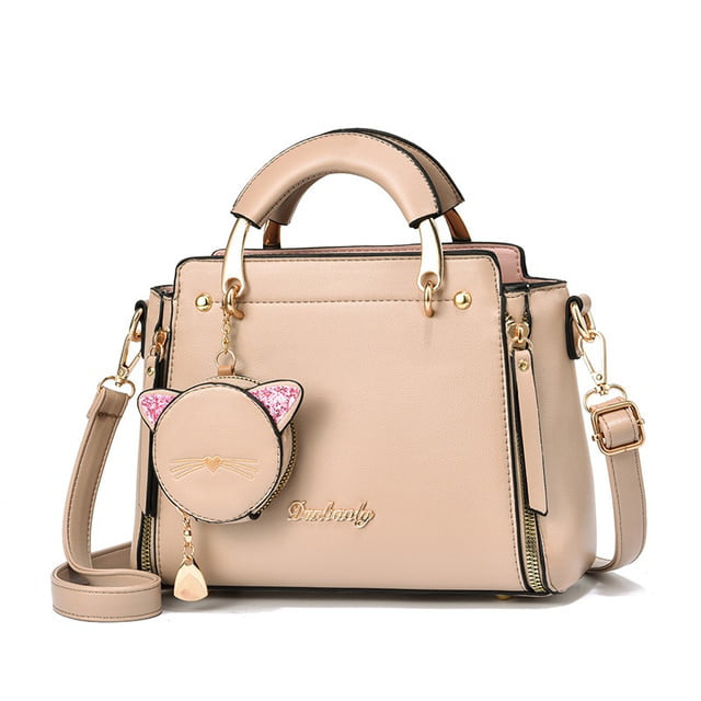 Popular Luxury Designer Tassel Hanger Handbag Womens Leather