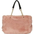 thumbnail image 1 of PIKADINGNIS Fashion Fuzzy Tote Handbag for Women Girls Soft Wool Feel Large Shoulder Bag Chain Strap, 1 of 3
