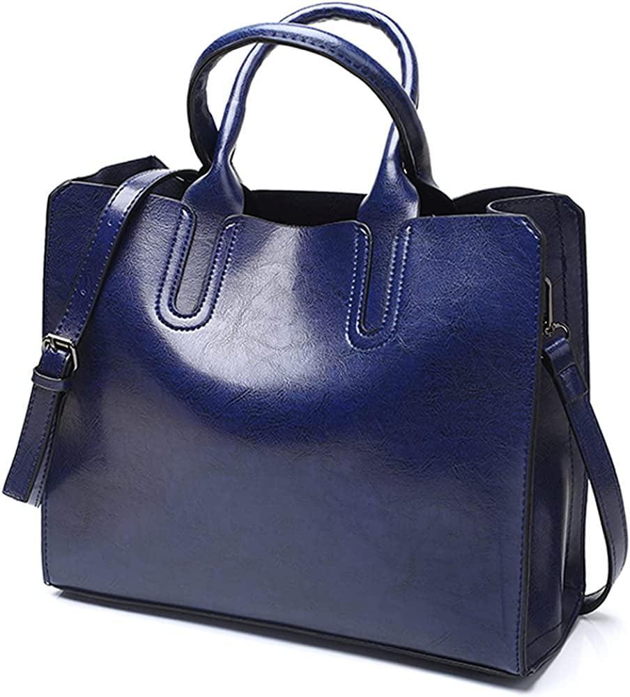 PIKADINGNIS Women Tote Purse Set Faux Leather Large Tote Bag Shoulder Bag  Tassel Handbag for School Work