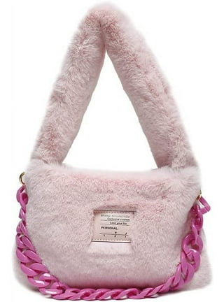Fuzzy Waist Bag Women Fluffy Handbag Womens Crossbody Bags