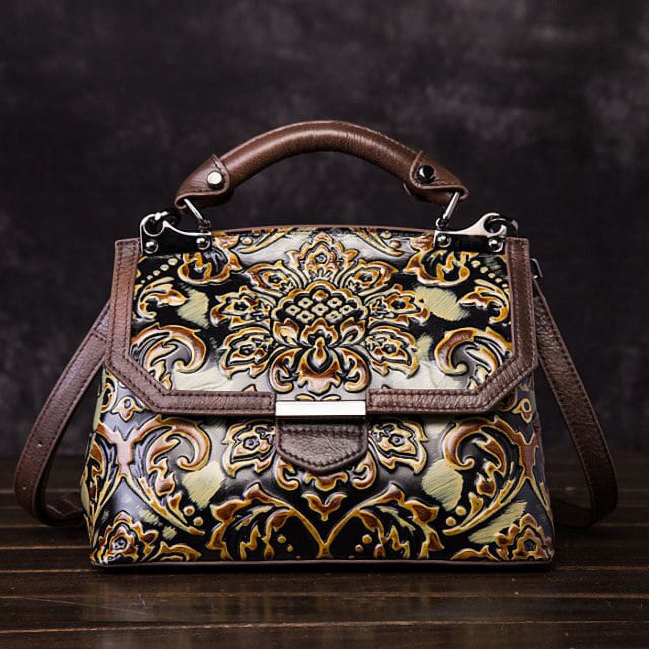 PIKADINGNIS Genuine Leather Luxury Handbags Handmade Women 