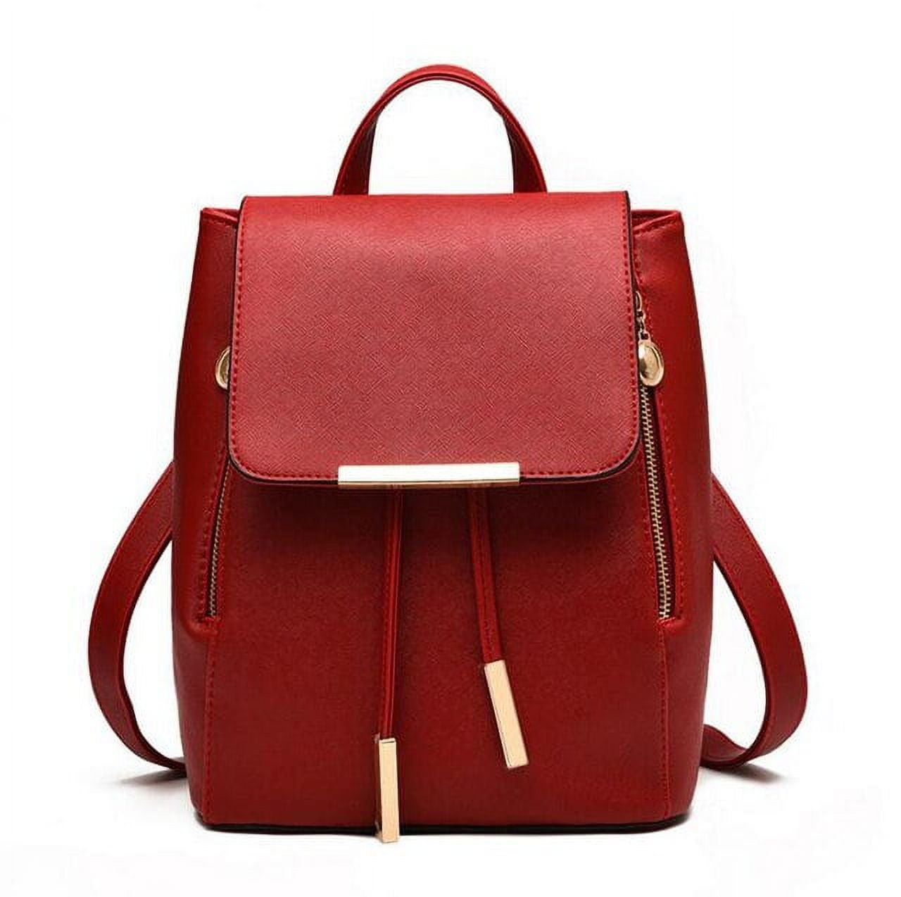 PIKADINGNIS High Quality PU Leather School Bags for Teenagers Girls Fashion  Women Backpack Top-handle Backpacks Luxury Designer Backpack