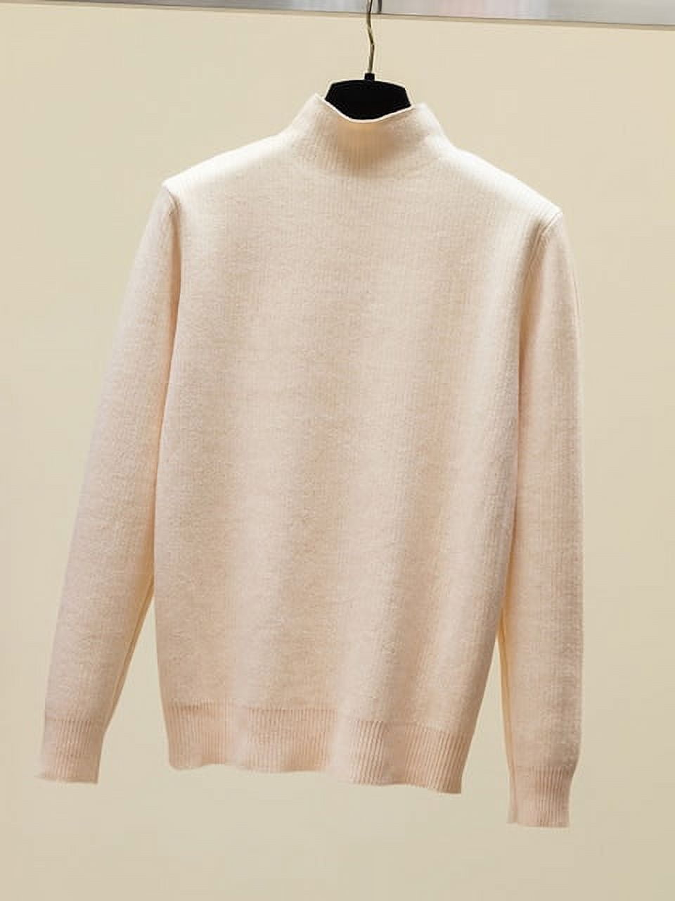 PIKADINGNIS Korean Turtleneck Slim Thicken Plus Velvet Sweater Woman Winter  Knitted Pullovers Casual Fleece Lined Warm Knitwear Tops 