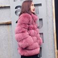 thumbnail image 1 of PIKADINGNIS Luxury Faux Fox Fur Coat Women High Quality Fluffy Thick Warm Faux Fur Jacket Female Winter Comfort Plush Outwear, 1 of 6
