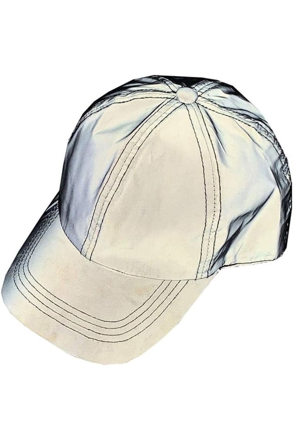 Men and Women Night Reflective Hat Runner Cap Visor Bucket Hat Flash Rave Festival Boonie Cap