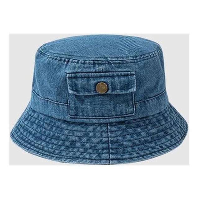 Foldable Fisherman Hat Women Summer Bucket Hat Washed Denim Bucket Hats Bob  Caps Hip Hop Gorros Men Women