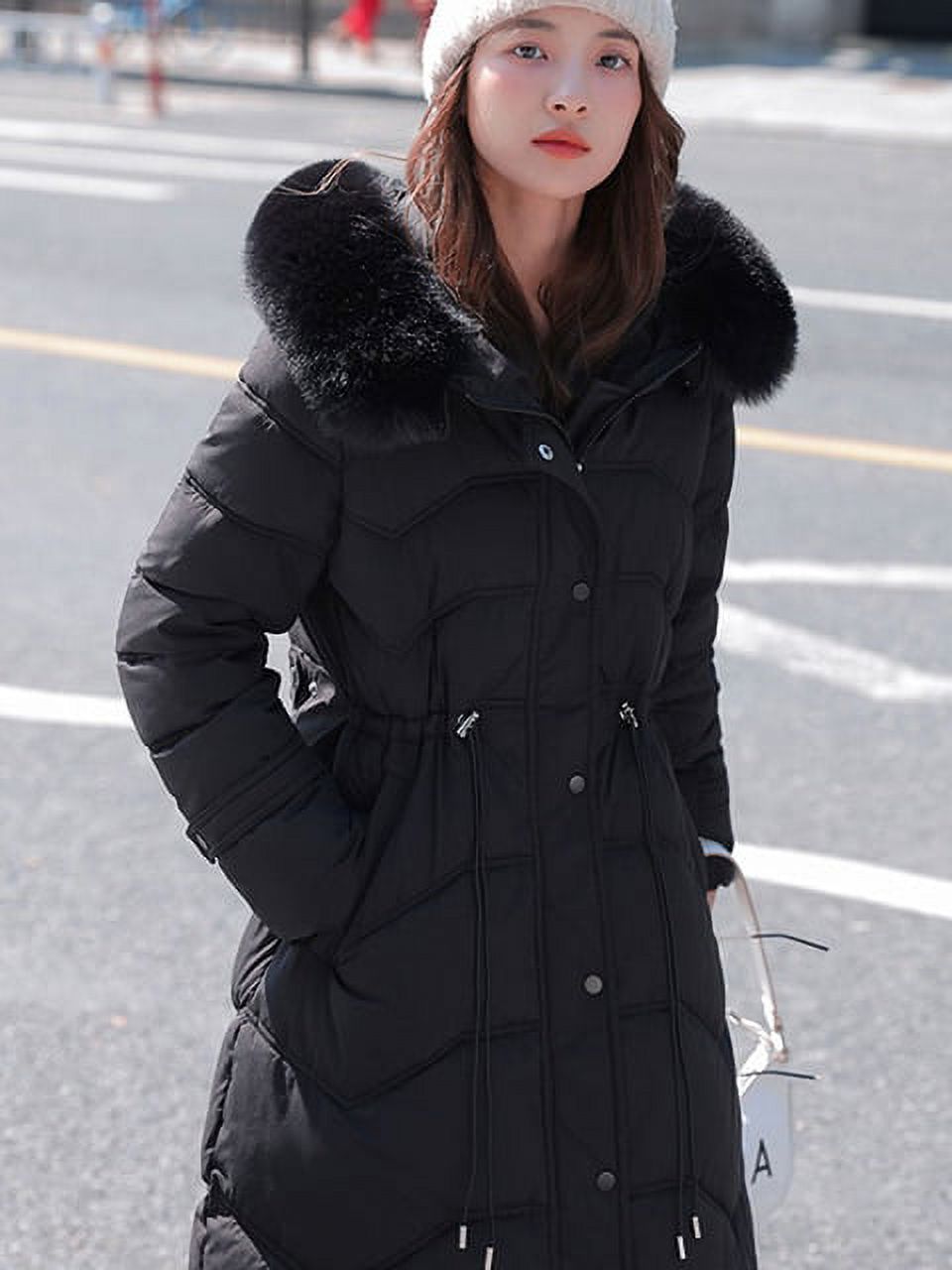 PIKADINGNIS New Winter Jacket Women Parka Fashion Long Coats Faux Fur ...