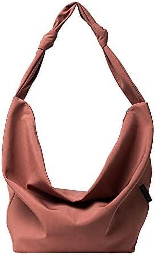Pikadingnis Women Chic Canvas Messenger Bag Large Hobo Crossbody Shoulder Bags with Multiple Pockets, Adult Unisex, Size: One size, Brown
