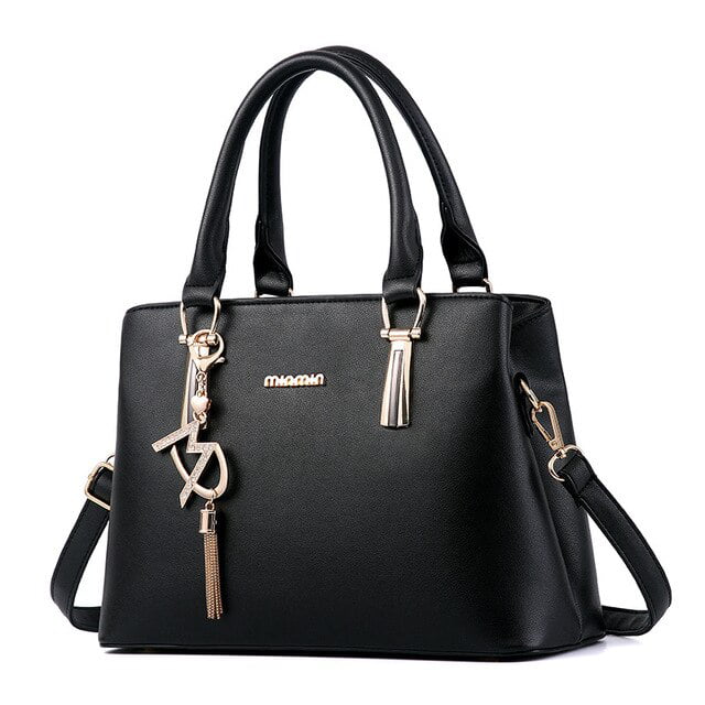 Women Fashionable Casual Handbag Top Handle Shoulder Bag Leather Messenger  Bag