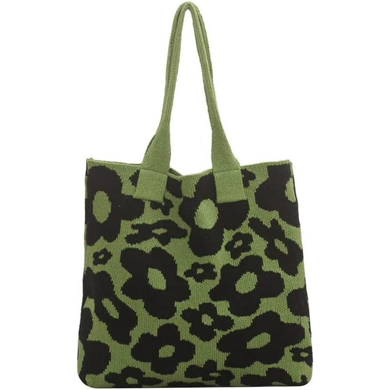 Y2k Vintage Tote Bag small Pentagram Tote Bag Shopping Bag Shoulder Bag  Large Capacity Shopping Bag Pink gradient flower Tote Bag